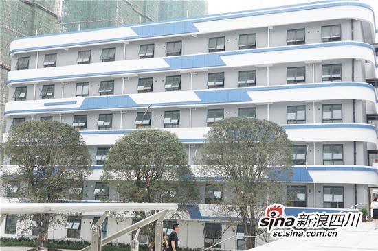建成后的宿舍楼