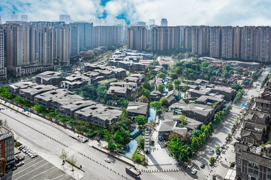 水街二期初具雏形。