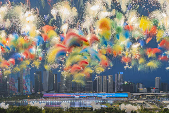 成都世运会开幕式 摄影：伏若辰