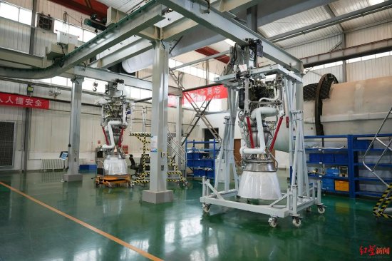 ▲星际荣耀在北京大兴的运载火箭研制生产基地内景