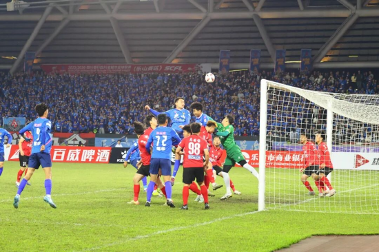 达州川汉子队客场对战乐山味道非常队，图源：达州发布