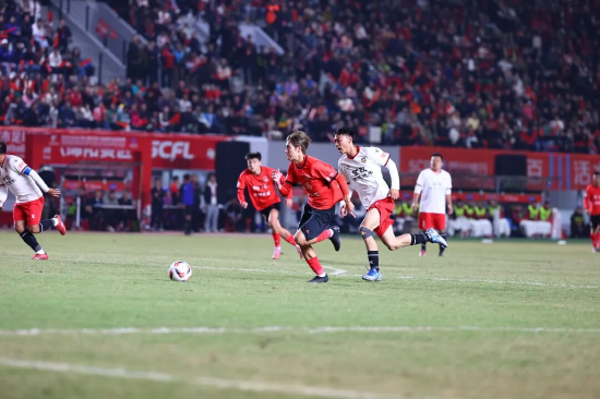 绵阳九洲长虹队比赛，图源：绵阳发布