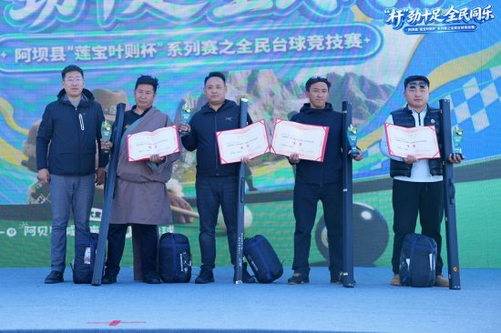 获奖选手 供图 中共阿坝县委宣传部