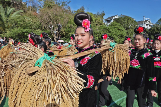 往届苗年开幕式现场