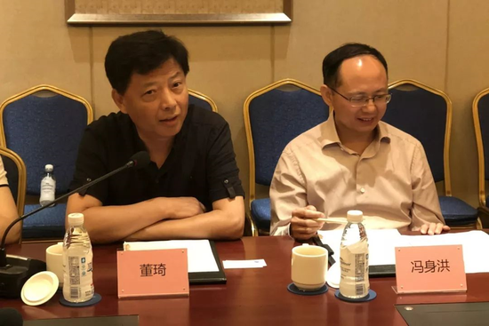 上海校友会董琦会长发言