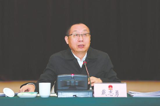 成都市人大代表、青羊区委书记戴志勇。