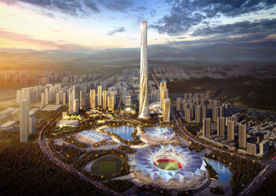 世茂深港国际中心效果图