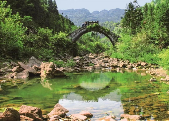 ▲古道遺風(fēng)——河口拱橋 攝影羅興明
