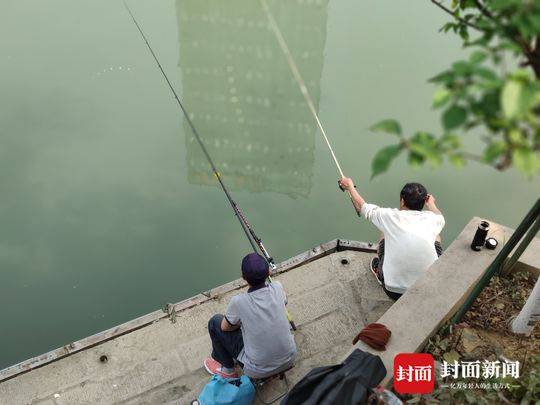 锦江边的钓鱼者