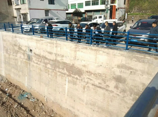 地质灾害应急处置项目施工现场