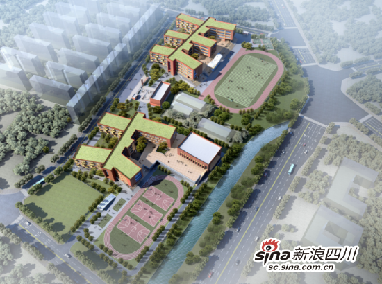 成都市双流区怡心第一实验学校-西门