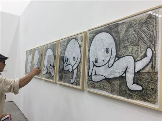 “若葉集——日本青年艺术家群展”展览现场