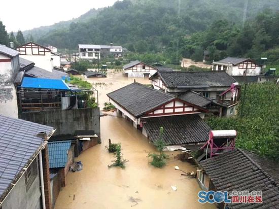 陈家坝场镇图片(北川县委宣传部供图)