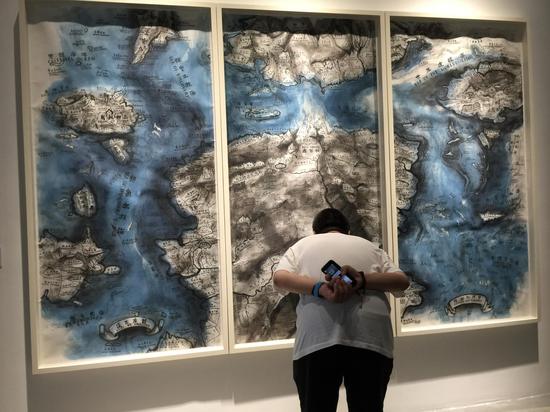 “重构乌托邦”建筑艺术展现场