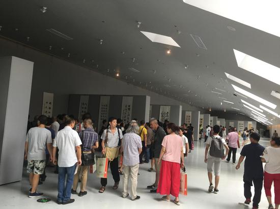 中国精神•中国梦——社会主义核心价值观书法作品主题创作暨全国基层巡展(四川展)现场