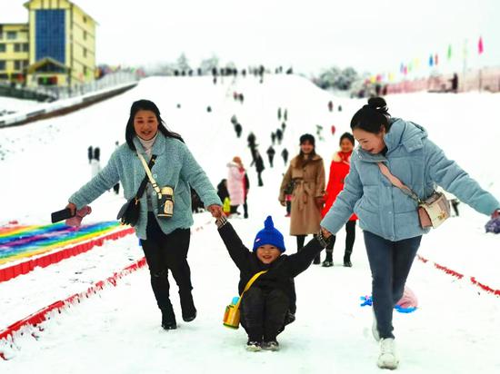 滑雪了