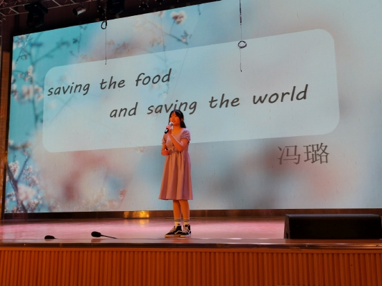 演讲《Saving food,saving the world》-冯璐