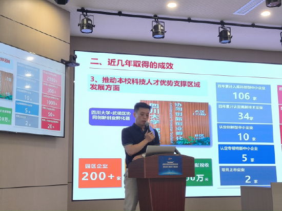 四川大学国家大学科技园相关负责人介绍