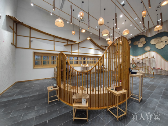 位于双河镇的长宁县竹产品展示交易中心