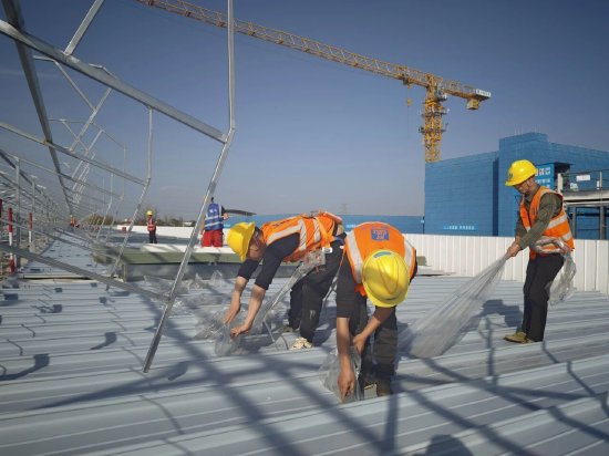 成德线德阳北车辆段施工现场