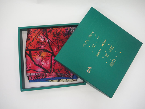 限量版艺术衍生丝巾 《枝-天眼》(599元)