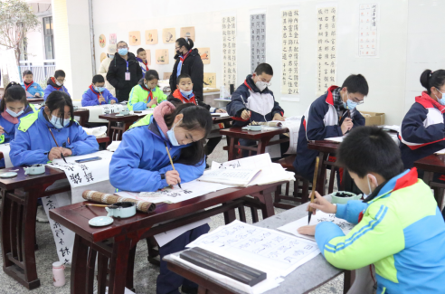 “双减”成果展示现场