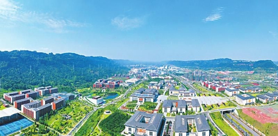 宜宾大学城。