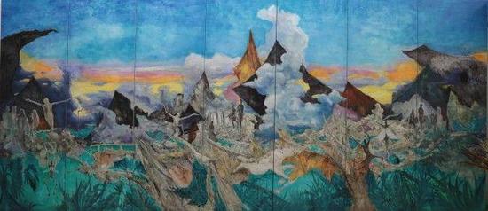 灵界圣景--谭恩个展成都展出