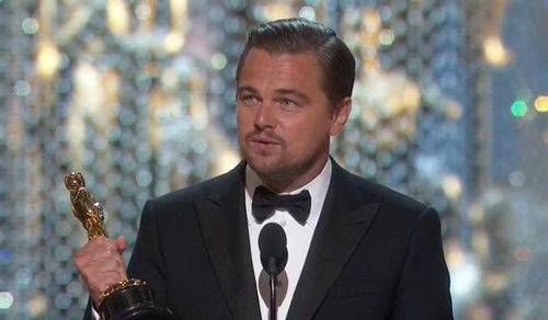 小李子莱昂纳多陪跑20年 终圆奥斯卡影帝梦