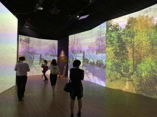 印象莫奈:时光映迹艺术展现场