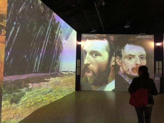 印象莫奈:时光映迹艺术展现场