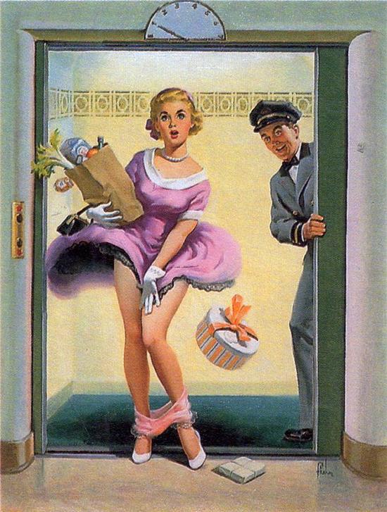 内裤滑落的艺术