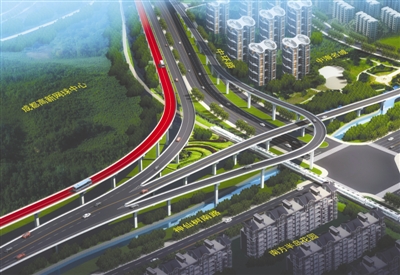 成都元华路神仙树片区将建高架桥 缓堵保畅