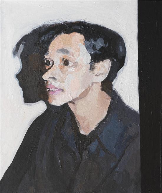 《哥哥》 郭文昊 布面丙烯 74x61cm 2016