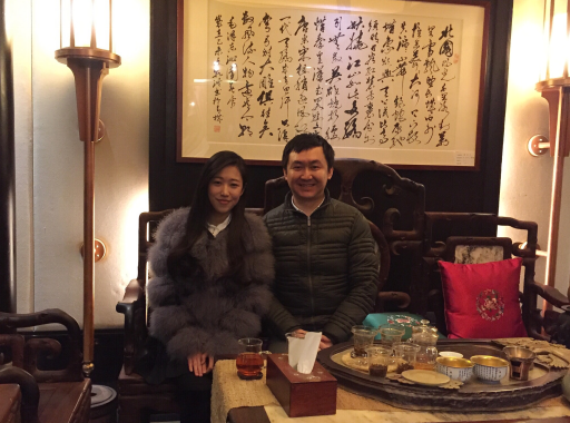 (左:张露丹 右:搜狗CEO王小川)