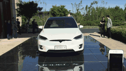 性感尤物 试驾特斯拉model x 90d