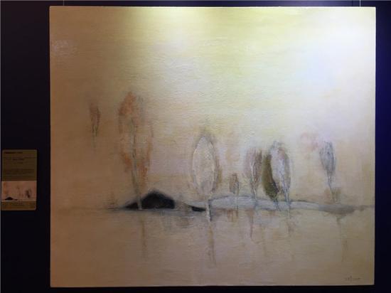 黄志琼 《有限的此时1580》 80x93cm 布面油彩、丙烯