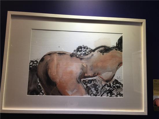 黄志琼 《无题》 38x52cm 纸本水彩