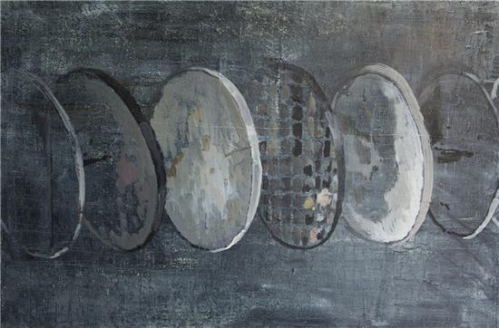 《重叠聚焦》画布油画 90cm×60cm 2016