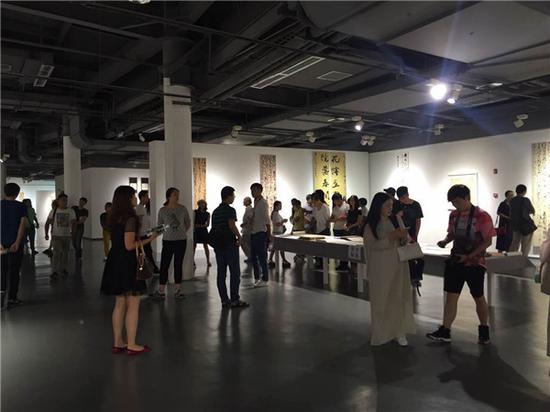 川美首届书法篆刻毕业展展览现场