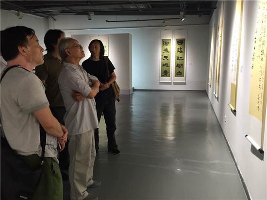川美首届书法篆刻毕业展展览现场