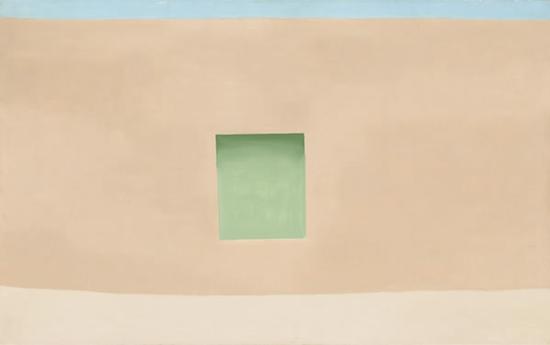 有绿门的墙,1953