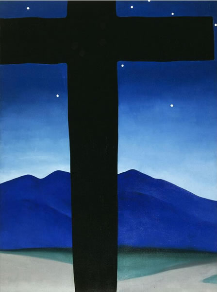 黑色十字架与星星和蓝色,1929