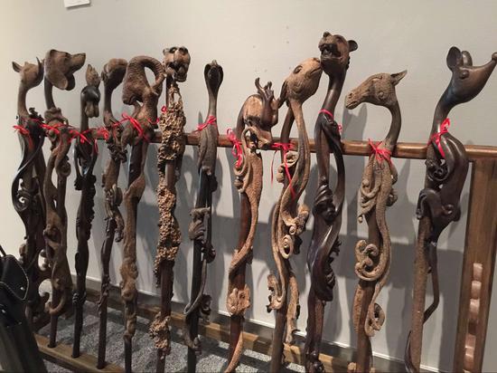 部分展览作品