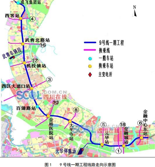 成都地铁9号线站点披露 拟2020年通车