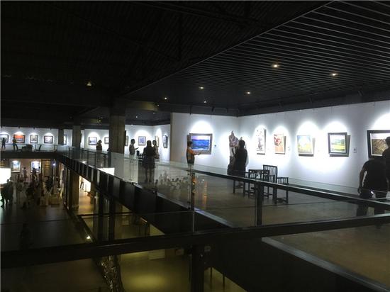 第四届“江山如画”中国油画写生作品展展厅