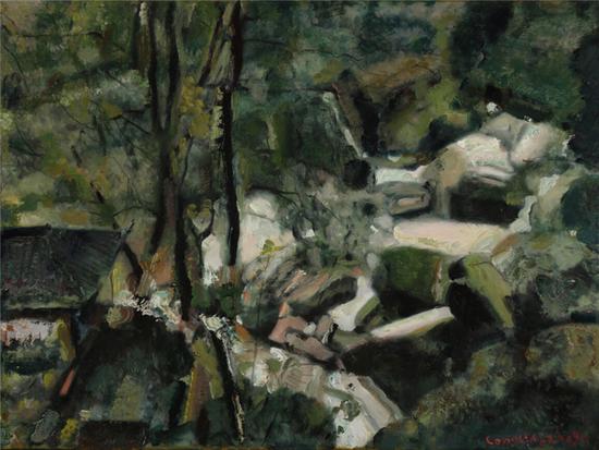 程丛林，《绿水青山》系列56x42cm2009-2014年