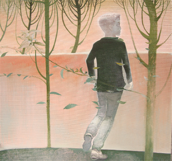 方伟绩 《有逆光的下午》 150x150 布面丙烯 2016