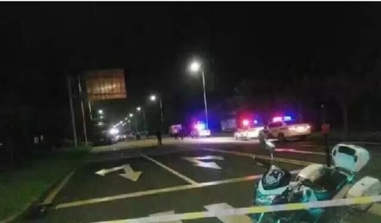 车祸现场(图据网络)