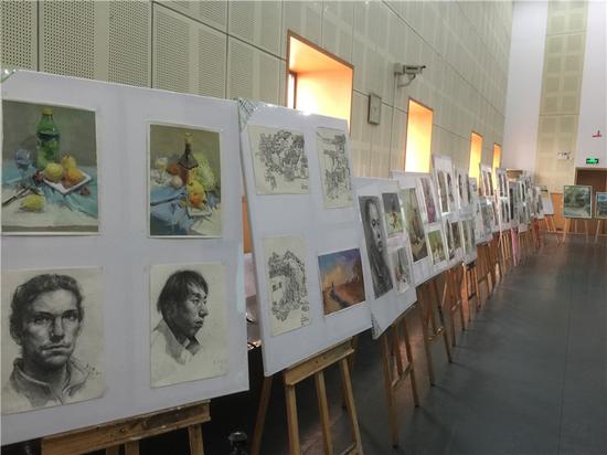 非洲画家来华客座创作项目开班仪式现场